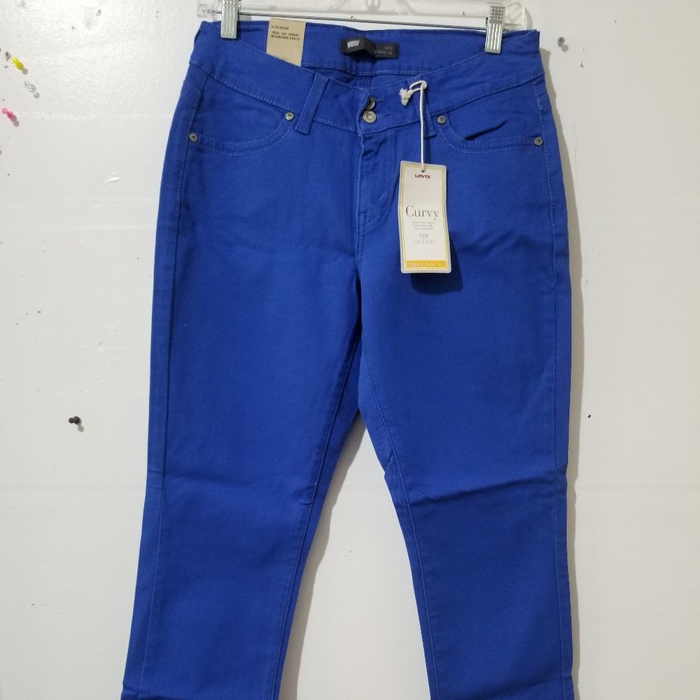 Levi’s 529 Curvy Skinny 155860003 Color Blue Jeans Brand New with tags